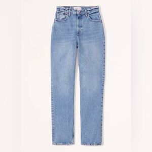 Abercrombie & Fitch 90s slim straight ultra high rise
